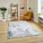 Think Rugs Tidal Swirl Rug Silver Beige, Silver