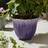 Dunelm Purple Resin Lotus Flower Plant Pot