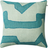 Chhatwal & Jonsson Sikkim Pillowcase 50x50 cm Heaven Blue-Aqua Cushion Cover Blue (50x50cm)