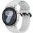 INF Dubbelknapps Silikonarmband För Samsung Galaxy Watch Grå