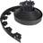 Vounot Plastic Garden Edging Flexible Lawn Edging 10m Black