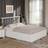 GFW Fusum Spindle Ottoman - White Frame Bed