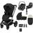 Maxi-Cosi Fame Complete Bundle With Pebble 360 Car Seat And Accessories Twillic Black (Travel system)