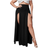 Shein VCAY Summer Beach Plus M-Slit Thigh Solid Skirt