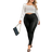 Shein Plus Size High Waist Fitted Casual Pants - Plain