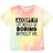 Shein Young Girl TieDye Slogan TShirt Casual Basic Short Sleeve Round Neck Tee Suitable For Summer