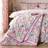 Catherine Lansfield Tilly Floral Fully Reversible Set 220cm x 230cm Bedspread Pink