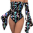 Shein Reflective Iridescent Off-Shoulder Bodysuit - Women's