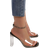 Shein Clear Strap Chunky Heeled Mule Sandals