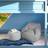 Rucomfy Kids Snuggle Bean Bag Chair And Footstool Grey