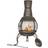La Hacienda Medium Steel Chimenea - Bronze