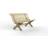 Forest Garden Kuba Curved Wooden 1.5m Brown Garden Bench