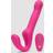 LoveHoney Double Vision Remote Control Thrusting Strapless Strap-on Pink
