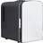 Chefman 26088RG 4L MirroredMini Fridge Black, Silver