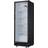Nisbets Upright Display Fridge Black 346 Ltr Black