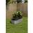 Living and Home Outdoor Galvanized Steel Raised Garden Bed - Silver - L