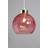 BHS Deana Dimpled Glass Ball Easy Fit Light One Size - Pink Shade