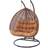 Artemis Home Double Swing Egg Pod Chair One Size Brown