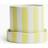 H&M Patterned Plant Pot And Saucer Yellow