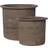 Ernst Terracotta Pot 2 Pieces Brown