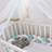 Braided Cot Bumper 500 cm