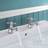 Nes Home Stafford Traditional Classic Bathroom Basin Taps One Size Silver