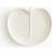 H&M Small Stoneware Plate - White Serving Dish
