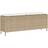 vidaXL Med Dyna 110x30x40,5 cm Beige Trädgårdsbänk