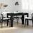 vidaXL Black Oak 120 x 60 x 76 cm Dining Table