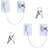 Gabrielle Child Window Safety 2 pcs with 4 Keys