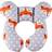 Baby Travel Pillow Child Car Seat Head and Neck Support Pillow Gray Fox