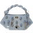 Ganni Bou Bag Mini Washed Denim Charms - Faded Denim