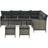 Juskys Manacor - Heather Grey Outdoor Lounge Set