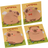 Shein Cartoon Capybara Sticky Notes Rectangular SelfAdhesive 83.82x75mm