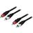 Deltaco Double shielded 2RCA - 2RCA 10m