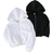 Shein Tween Girl Loose Casual Buy Get Black Hooded Zipper Fleece Sweatshirts Warm