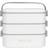 Living and Home 3-Layer Food Container 270cl