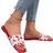 Shein Fashionable Red Flat Sandals For Women Cherry Patterned AntiSlip Sole Slipper Shoes Summer
