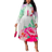 Shein Plus Size Women Floral Print Blouse & Skirt Suit
