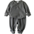 Shein pcsSet Baby Unisex Solid Olive Green Knitted Waffle Crew Neck Long Sleeve Top And Casual Pants Set FallWinter