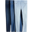 H&M 3er-Pack Denimjeggings - Blau