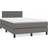 vidaXL mit Matratze 120x200 cm Grau Rahmenbett 120x203cm