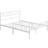 Yaheetech Minimalist Metal Slatted Bed Arrow Headboard 155 x 210cm