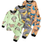 Shein pcsSet Young Boy Solid Color Patchwork Crew Neck Long Sleeve Top And Pants Pajamas Set