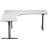 Direkt Interiör Hæve Sænkebord Hjørneskrivebord Premium 180 x 200 cm Skrivebord 200x200cm