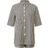 Shein Womens Striped Printed Shirt And Shorts Set pcs