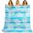 KUOGAS Strandhandduk 200 x 140 cm XXL Stor Mikrofiber Snabbtorkande Handduk Blå (200x145cm)
