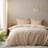 Pineapple Elephant Zanzibar Yarn Dyed Stripe Set - Clay Duvet Cover Pink