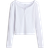 H&M Pige Hvid Langærmet Top I Jersey - Hvid