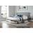 Bedmaster Newton Velvet 4 Drawer Storage Bed And Majestic 1000 Pocket Sprung Mattress - Grey - King